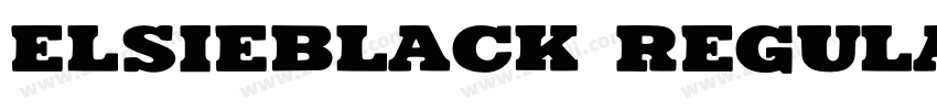 elsieblack regular字体转换